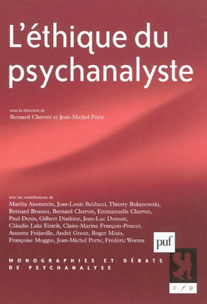 L'éthique du psychanalyste