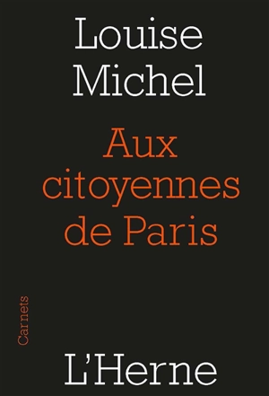 Aux citoyennes de Paris - Louise Michel