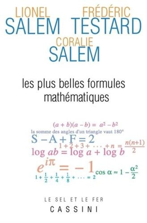 Les plus belles formules mathématiques - Lionel Salem