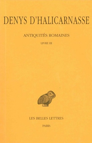 Antiquités romaines. Vol. 3 - Denys d'Halicarnasse