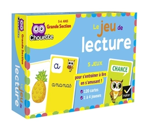 Le jeu de lecture : grande section, 5-6 ans : 5 jeux pour s'entraîner à lire en s'amusant ! - Nicole Amram