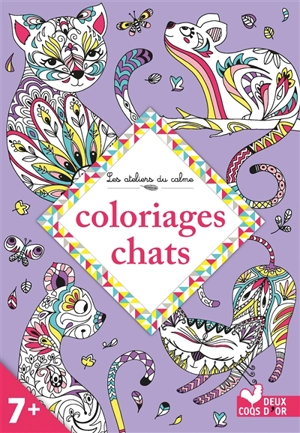 Coloriages chats - Muriel Douru