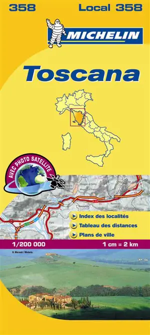 CARTE DEPARTEMENTALE TOSCANA - Collectif