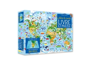 Atlas du monde : livre et puzzle