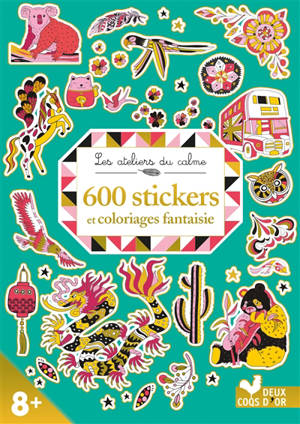600 stickers et coloriages fantaisie