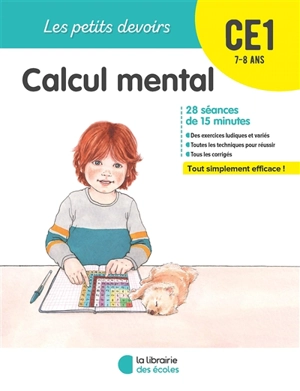 Calcul mental CE1, 7-8 ans : 28 séances de 15 minutes - Vincent Fontaine