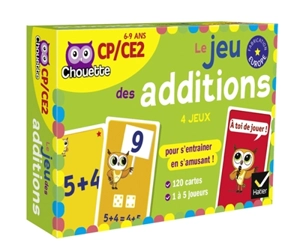Le jeu des additions : CP-CE2, 6-9 ans : 4 jeux pour s'entraîner en s'amusant ! - Lucie Domergue