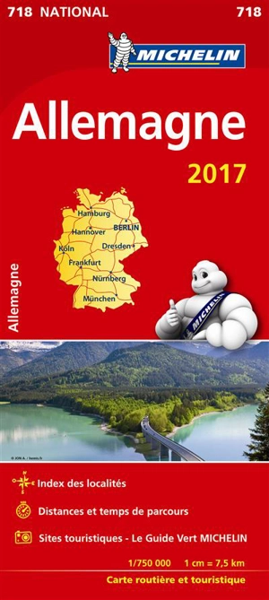 CARTE NATIONALE EUROPE - T9450 - CARTE NATIONALE 718 ALLEMAGNE 2017 - Collectif
