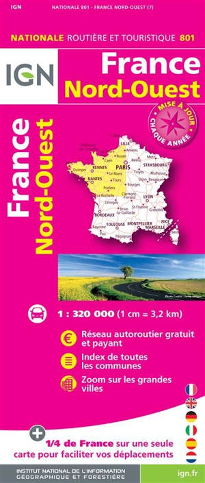 801 FRANCE NORD-OUEST RECTO/VERSO - Collectif