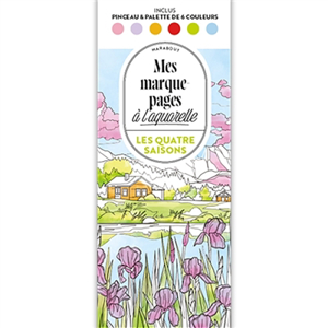 Mes marque-pages à l'aquarelle : quatre saisons