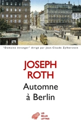 Automne à Berlin - Joseph Roth