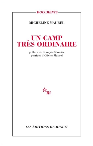 Un camp très ordinaire - Micheline Maurel