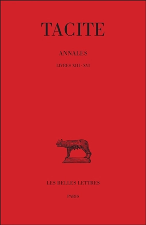 Annales. Vol. 4. Livres XIII-XVI - Tacite