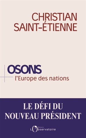 Osons l'Europe des nations - Christian Saint-Etienne
