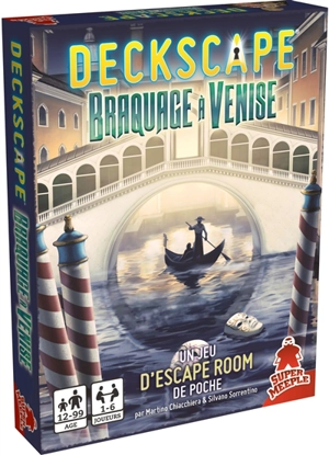 Deckscape. Braquage à Venise : un jeu d'escape room de poche - Martino Chiacchiera