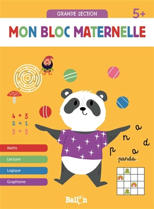 Mon bloc maternelle 5+ : grande section - Malu Lenzi