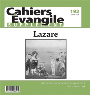 Cahiers Evangile, supplément, n° 192