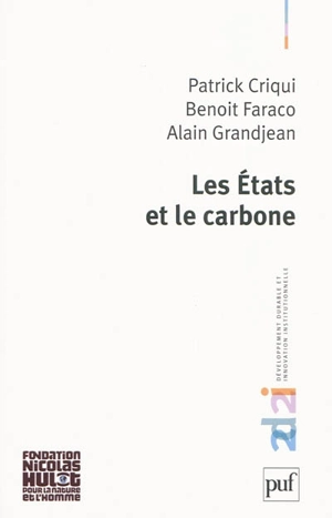 Les Etats et le carbone - Patrick Criqui