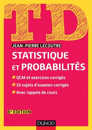 TD statistique et probabilités - Jean-Pierre Lecoutre