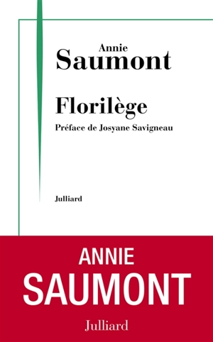 Florilège - Annie Saumont