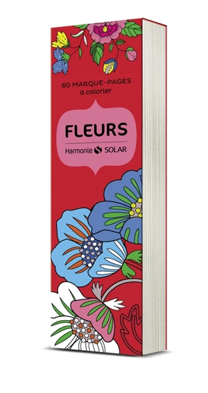 Fleurs : 60 marque-pages à colorier - Virginie Guyard