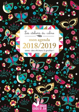 Mon agenda 2018-2019 : avec des stickers à gratter !