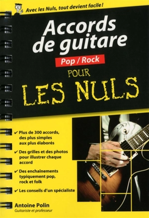 Accords de guitare pop-rock pour les nuls - Antoine Polin