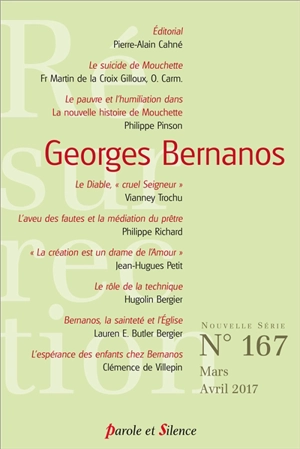 Résurrection, n° 167. Georges Bernanos