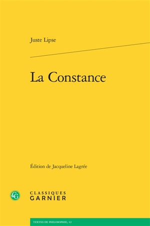 La constance - Juste Lipse