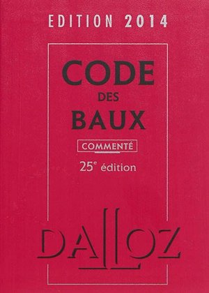 Code des baux, édition 2014