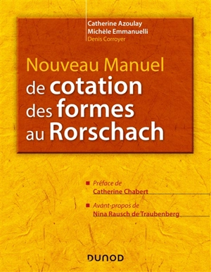 Nouveau manuel de cotation des formes au Rorschach - Catherine Béhar-Azoulay