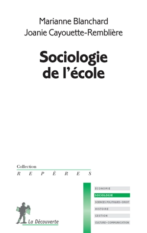 Sociologie de l'école - Marianne Blanchard