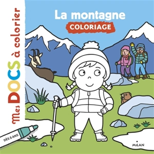 La montagne : coloriage - Lucie Voisin