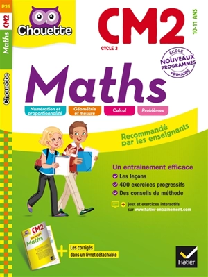 Maths CM2, cycle 3, 10-11 ans : nouveau programme - Claude Maréchal