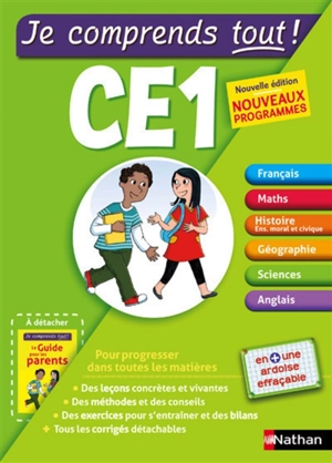 Je comprends tout ! CE1 : nouveaux programmes - Sylvie Cote