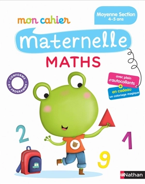 Mon cahier maternelle maths moyenne section, 4-5 ans - Mariana Vidal