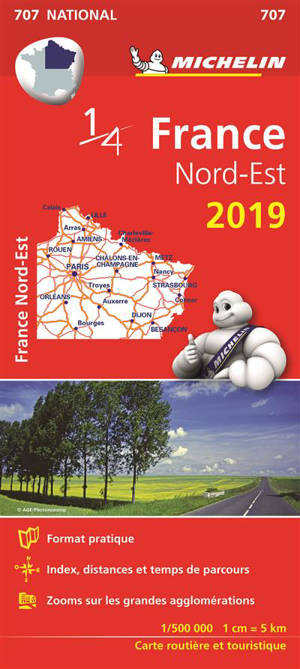 CARTE NATIONALE FRANCE NORD-EST 2019 - Collectif