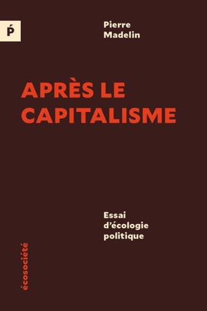 Après le capitalisme : essai d'écologie politique - Pierre Madelin
