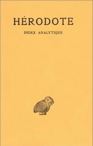 Histoires. Vol. 10. Index analytique - Hérodote