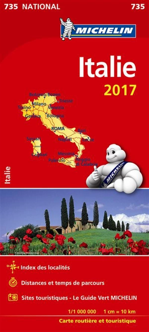 CARTE NATIONALE ITALIE 2017 - Collectif