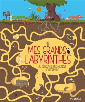Mes grands labyrinthes : je découvre les mondes souterrains - Karine Balzeau