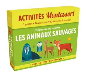 Découvre et nomme les animaux sauvages : activités Montessori - Chiara Piroddi