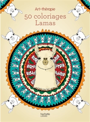 Lamas : 50 coloriages - Cathy Delanssay