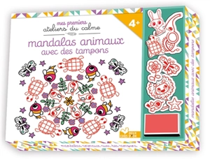 Mandalas animaux avec des tampons - Marianne Dupuy-Sauze