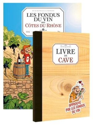 Les fondus du vin des Côtes du Rhône + livre de cave offert - Hervé Richez