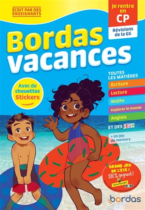 Bordas vacances : je rentre en CP : révisions de la GS - Delphine Bolin