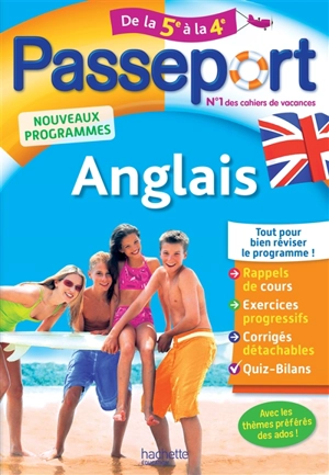 Passeport anglais, de la 5e à la 4e : nouveaux programmes - Marie-Françoise Dréano