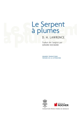 Le serpent à plumes - David Herbert Lawrence