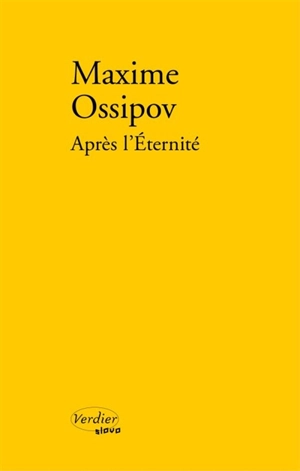 Après l'Eternité - Maxime Ossipov