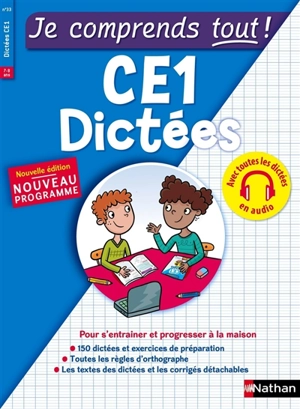 Je comprends tout ! Dictées CE1 : nouveau programme - Véronique Calle